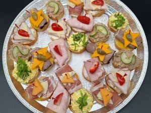 Open-Faced Mini Sandwiches