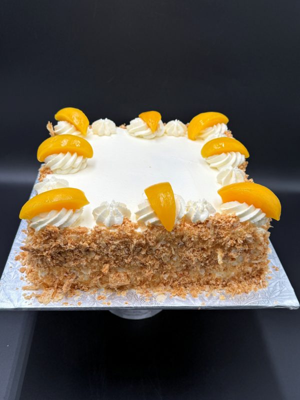 Peaches and Cream Cake