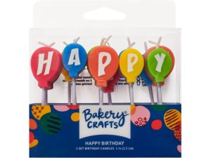 Happy Birthday Candles - Balloon