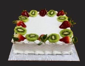 Italian Custard with Fruit Cake - Slab