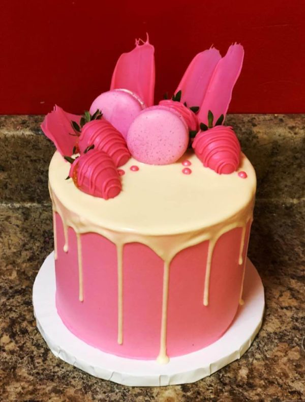 Carmelina's Strawberry Drip Cake - Image 3