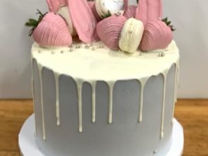 Carmelina's Strawberry Drip Cake