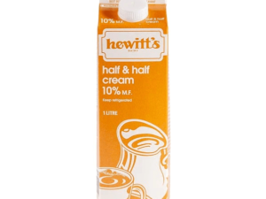 Cream - Half & Half (10%) - Hewitt's Dairy