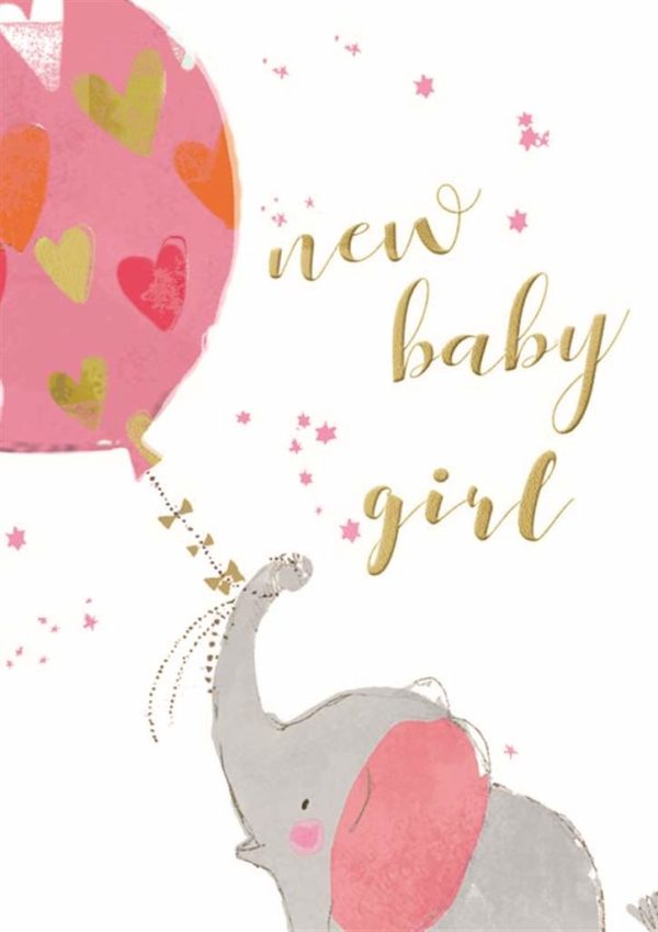 New Baby Card - New Baby Girl
