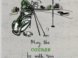Birthday Card - Golf Course
