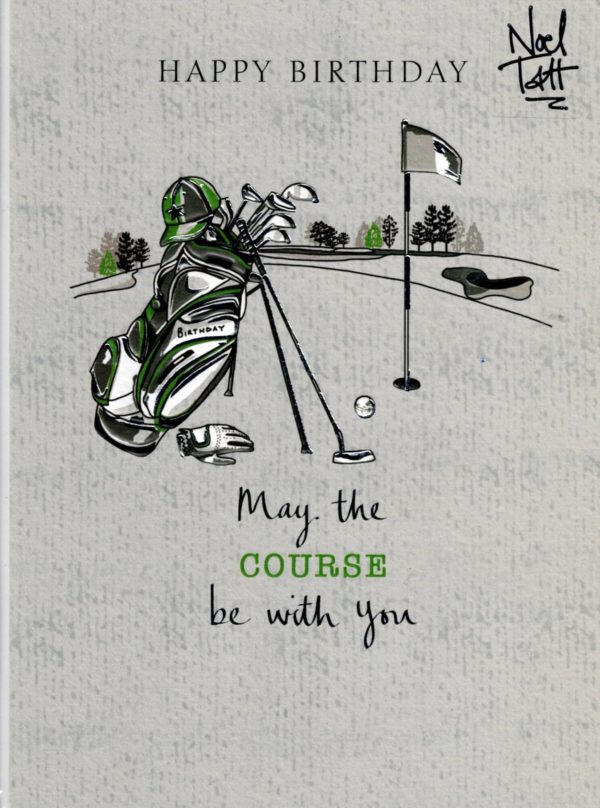 Birthday Card - Golf Course