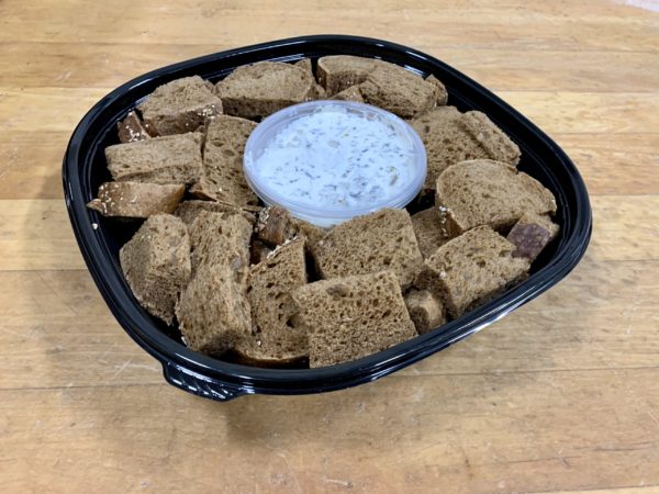 Dip - Spinach with Pumpernickel Bread