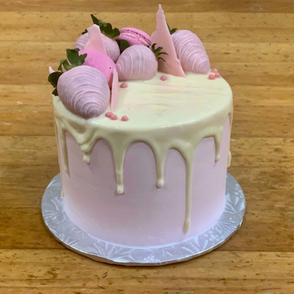 Carmelina's Strawberry Drip Cake - Image 2