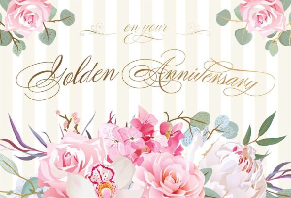Anniversary Card - Golden (50th) Anniversary