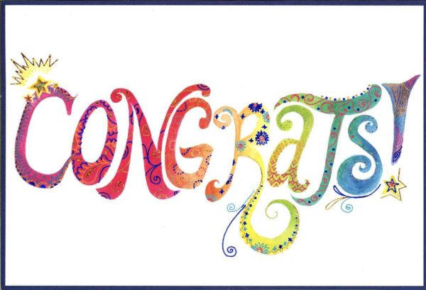 Congratulations Card - Congrats!