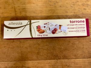 Allessia - Torrone Soft Nougat with Cranberries