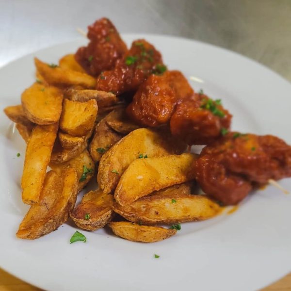 Chicken Bites & Potato Wedges