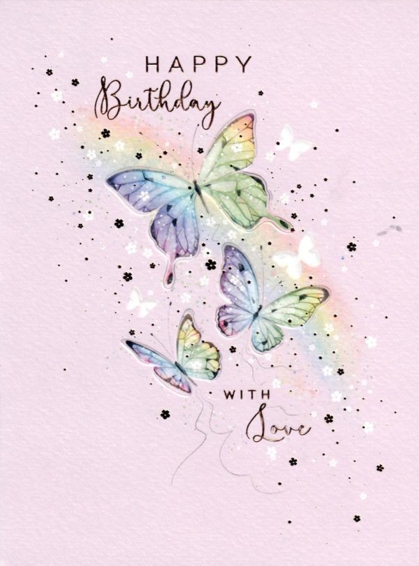 Birthday Card - with Love