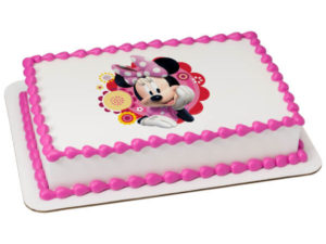 Disney - Minnie Mouse Photo Cake #8259