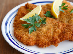 Schnitzel (Pork) with Two Sides
